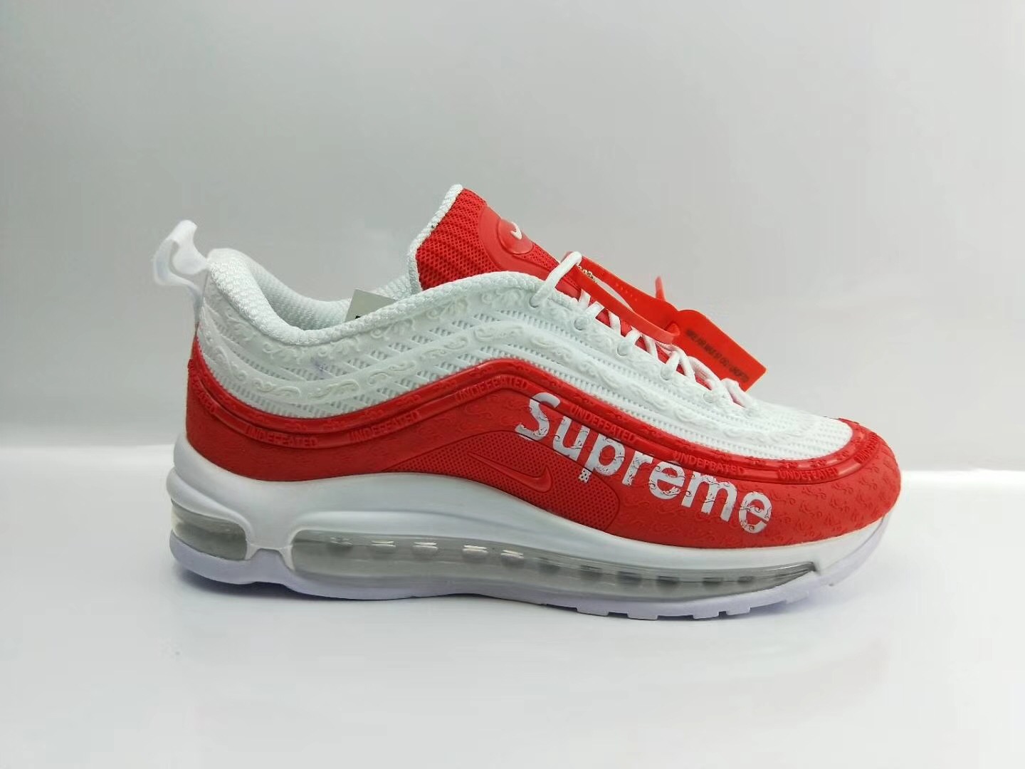 Nike Air Max 97 Supreme Red White Shoes